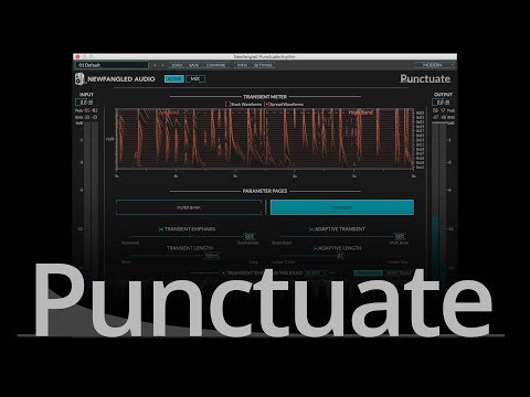 Newfangled Audio Punctuate Transient Shaper Plug-in | Sweetwater