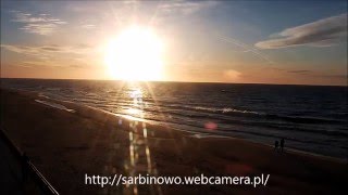 Sarbinowo - piękny zachód słońca