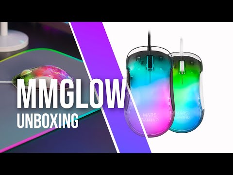 Mars Gaming MMGLOW Pelė žaidimams 12800DPI / 1000Hz / Chroma-Glow video