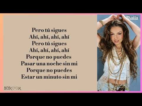 Thalia, Ana Mena - Ahí (Easy Lyrics/Letra)