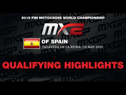 MXGP of Spain MX2 Qualifying Highlights 2015 - motocross
