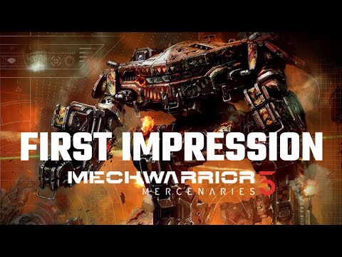 Mechwarrior 5: Mercenaries First Impression | Full Mission Gameplay + MechLab