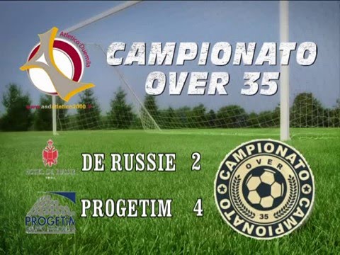 CAMPIONATO OVER 35 - SERIE A - 1^GIORNATA - DE RUSSIE VS GRUPPO PROGETIM IMMOBILIARE 2-4