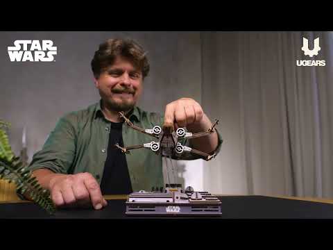 Star Wars Luke Skywalker X-Wing stíhačka (3D dřevěná mechanická skládačka) - YouTube Video