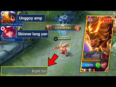 Duo Na Trashtalker Pinag-tawanan Sun Pick Ko! 😑 | Pabuhat Lang Pala Sa Rank Game! | mlbb
