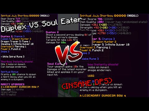 duplex vs soul eater on juju hypixel skyblock