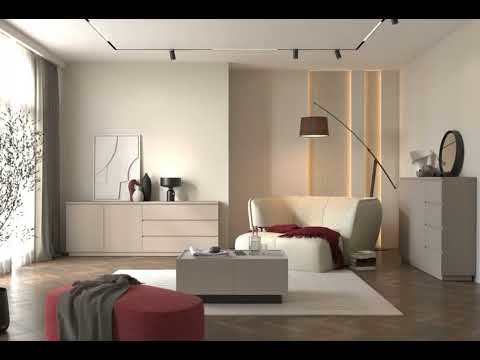 Enfilade YARA avec 4 portes Gris sable
