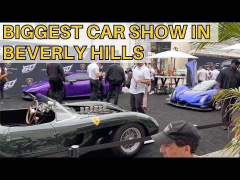 BIGGEST CAR SHOW IN BEVERLY HILLS 2023 | Concours d' Elegance 2023 | BOND Garage