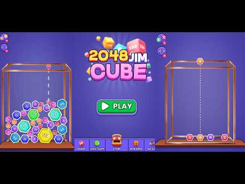 2048 Cube Jim: Merge Puzzle video thumbnail