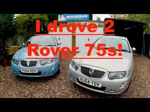 No disguises! This really is a Rover 75... IN FACT 2 of them!