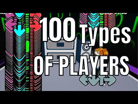 100 TYPES OF PLAYER IN FUNKY FRIDAY ROBLOX Pt. 1
