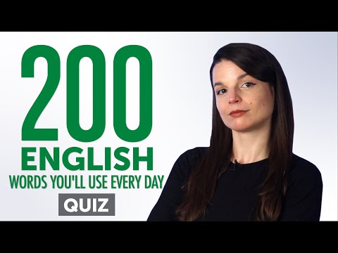 Quiz | 200 English Words You'll Use Every Day - Basic Vocabulary #60