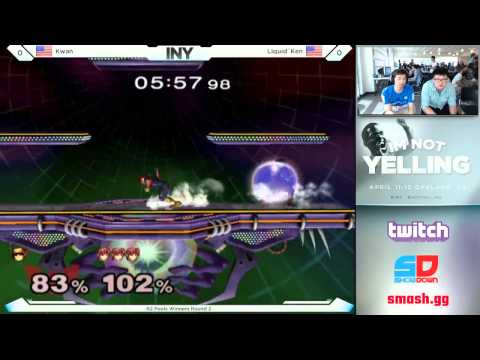 INY Day 2 - Bracket Pools - Winner R2: Kwan (C. Falcon) vs Liquid`Ken (Marth)