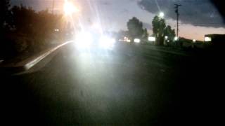 Swearing out a car window 3 camera view