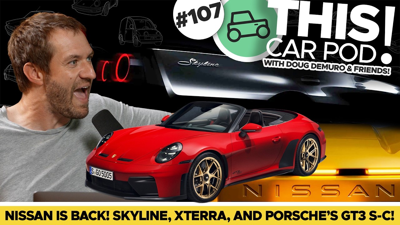 Nissan is Back! New Skyline, Xterra and Juke! GT3 Convertible Is Here! THIS CAR POD! EP107