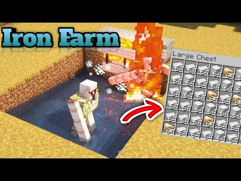 Hack Minecraft 1.20: Ultimate Iron Farm