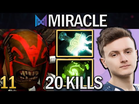Bloodseeker Dota 2 Gameplay Nigma.Miracle with 20 Kills and Refresher #dota #dota2