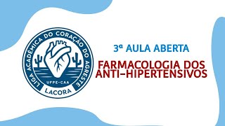 III AULA ABERTA: FARMACOLOGIA DOS ANTI-HIPERTENSIVOS
