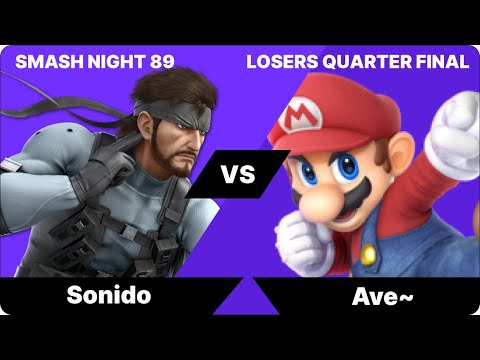 4o4 Smash 89 - Sonido(Snake) vs Ave~(Mario)