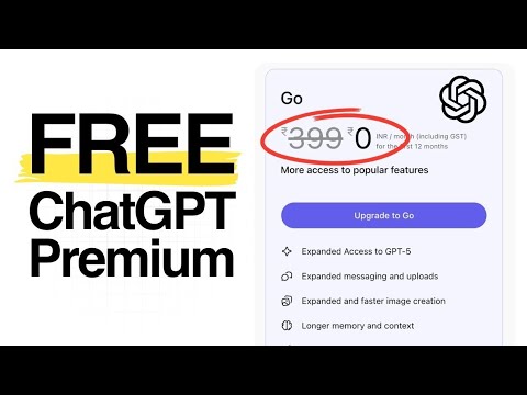 How to Get ChatGPT Pro (Go) Free - Step by Step Guide