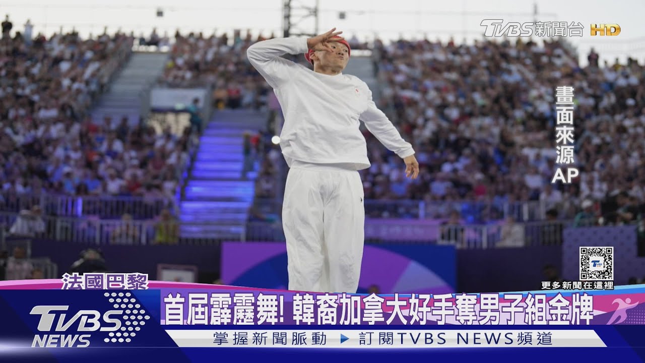 首屆霹靂舞! 韓裔加拿大好手奪男子組金牌