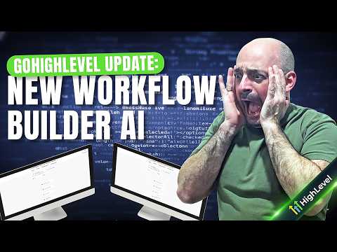 The NEW Workflow Builder in HighLevel is INSANE! (Full Tutorial + AI Automations)