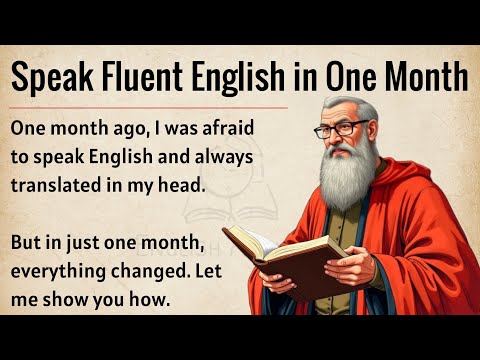 How I Spoke Fluent English in One Month || Graded Reader || Speak English Fluently ✅️ 