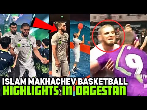 Islam Makhachev Wrestles Everyone And Dominates Dagestan Basketball Tournament (FULL HIGHLIGHTS)