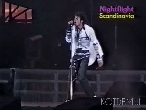 Michael Jackson BWT live in gothenburg 1988