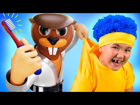 Trrr-Ra-Ta-Ta with Hippo, Loko, Monkey & Mini DB! | D Billions Kids Songs