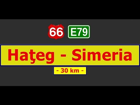 DN 66 (E-79): Haţeg - Simeria (Aug. 27, 2016)