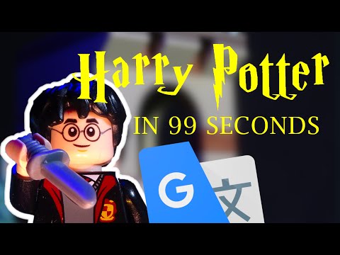 Google translates "Harry Potter in 99 Seconds" by Paint | Lego Stop Motion