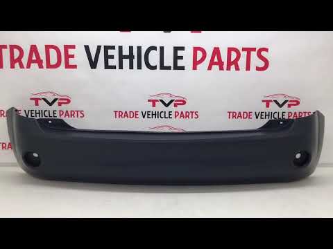 Fits Ford Fiesta 2006-2008 Rear Bumper Primed No Pdc Holes video