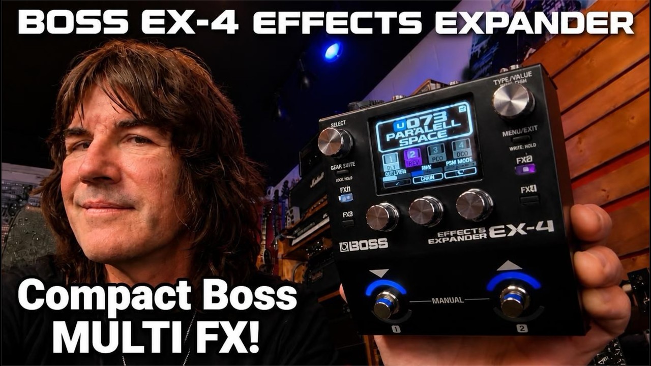 BOSS EX-4 EFFECTS EXPANDER Compact and powerful MULTI FX!
