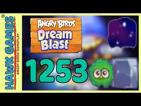 Angry Birds Dream Blast Level 1253 - Walkthrough, No Boosters