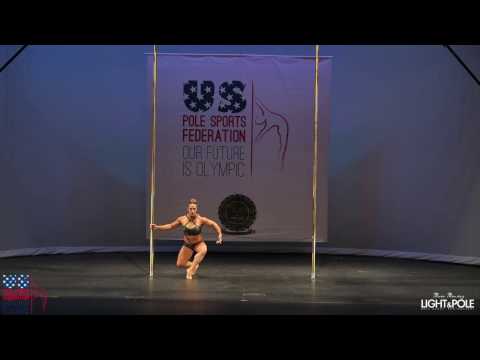 Pole Sport Championships 2017 - Competitive Senior Women's Champion - Rafaela Montanaro