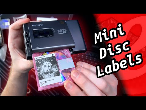 My MiniDiscs Need Labels - Here's How I Print Mine