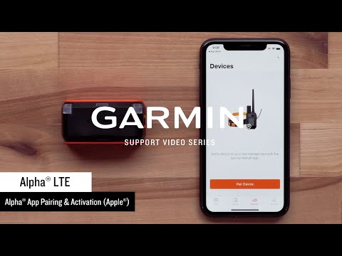 Alpha® LTE | Pairing with the Alpha App (Apple®) | Garmin Support