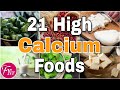 ✅21 High Calcium Foods || Calcium Rich Foods You Need to Eat