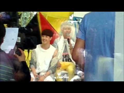 [Fancam]140703 M Countdown Begins: Open Studio (Mark,Bambam,Junior)