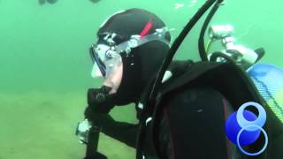 preview picture of video 'Tauchen im Baggersee Diez - Dive Maniacs 2013'