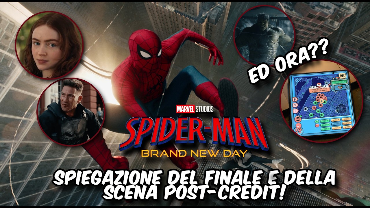 SPIDER-MAN BRAND NEW DAY: SPIEGAZIONE DEL FINALE E DELLA POST-CREDIT. ED ORA???
