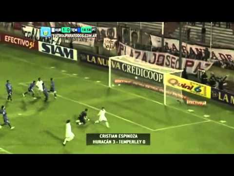 Goles Huracan 3 Temperley 0-09/08/2014-Nacional B