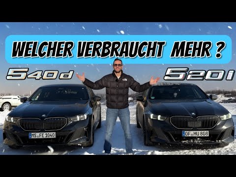 BMW 540d xDrive vs 520i rear-wheel drive – FUEL CONSUMPTION TEST | I didn't expect this result!