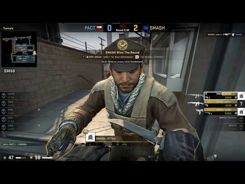 ESports - CS:GO, PACT vs SMASH, LOOT.BET Season 4 (8th of October 2019), Train - Map 2