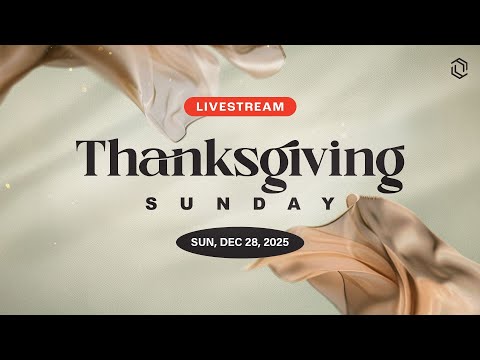 8am ET | GRC Online — Thanksgiving Sunday Service