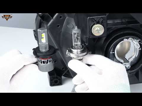 How to Install H4 9003 LED Headlight Bulbs Auxbeam® F18 Series