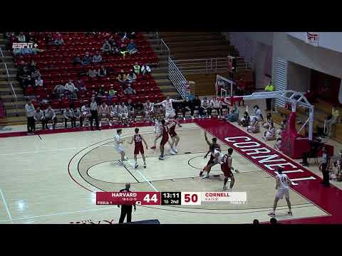 Highlights: Cornell Men's Basketball vs Harvard - 1/22/2022