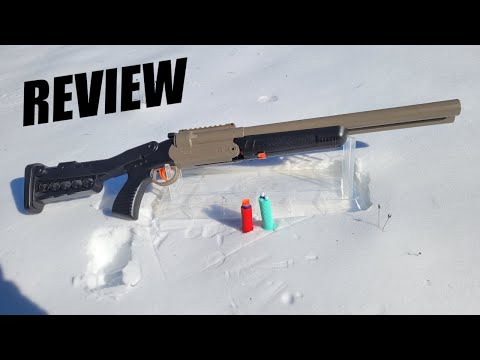 Nerf Shell Ejecting Double Barrel W/ Birdshot Shells