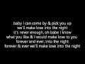 Usher - Making love into the night (lyrics)